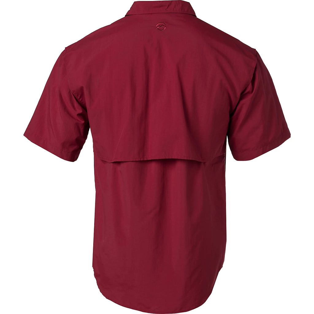 Magellan Outdoors Men's Laguna Madre Solid Short Sleeve Fishing Shirt