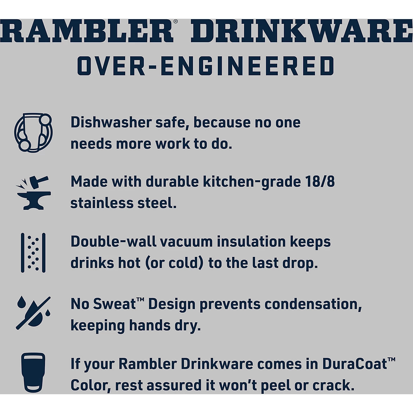 The YETI DuraCoat Rambler 20 oz Tumbler
