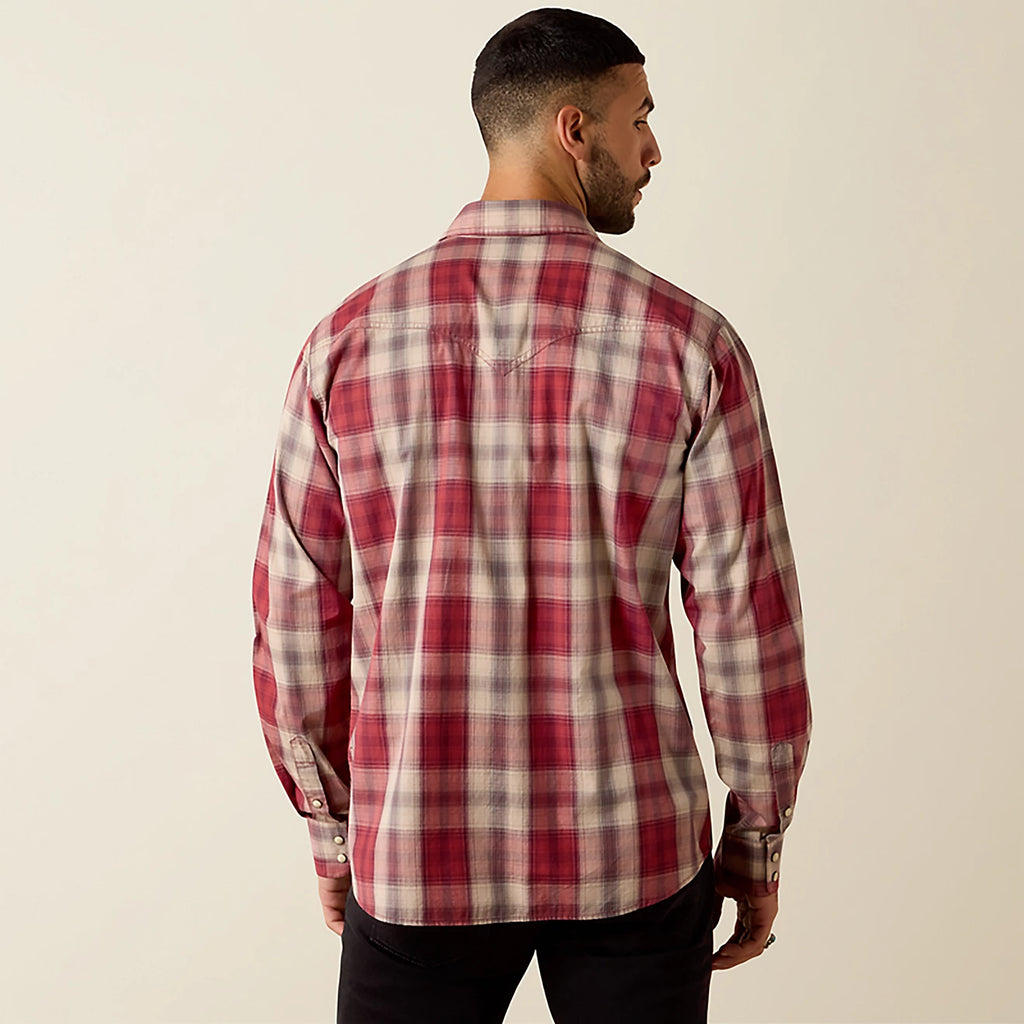 Ariat Men's Retro Hawthorne Fitted Long Sleeve Snap Shirt