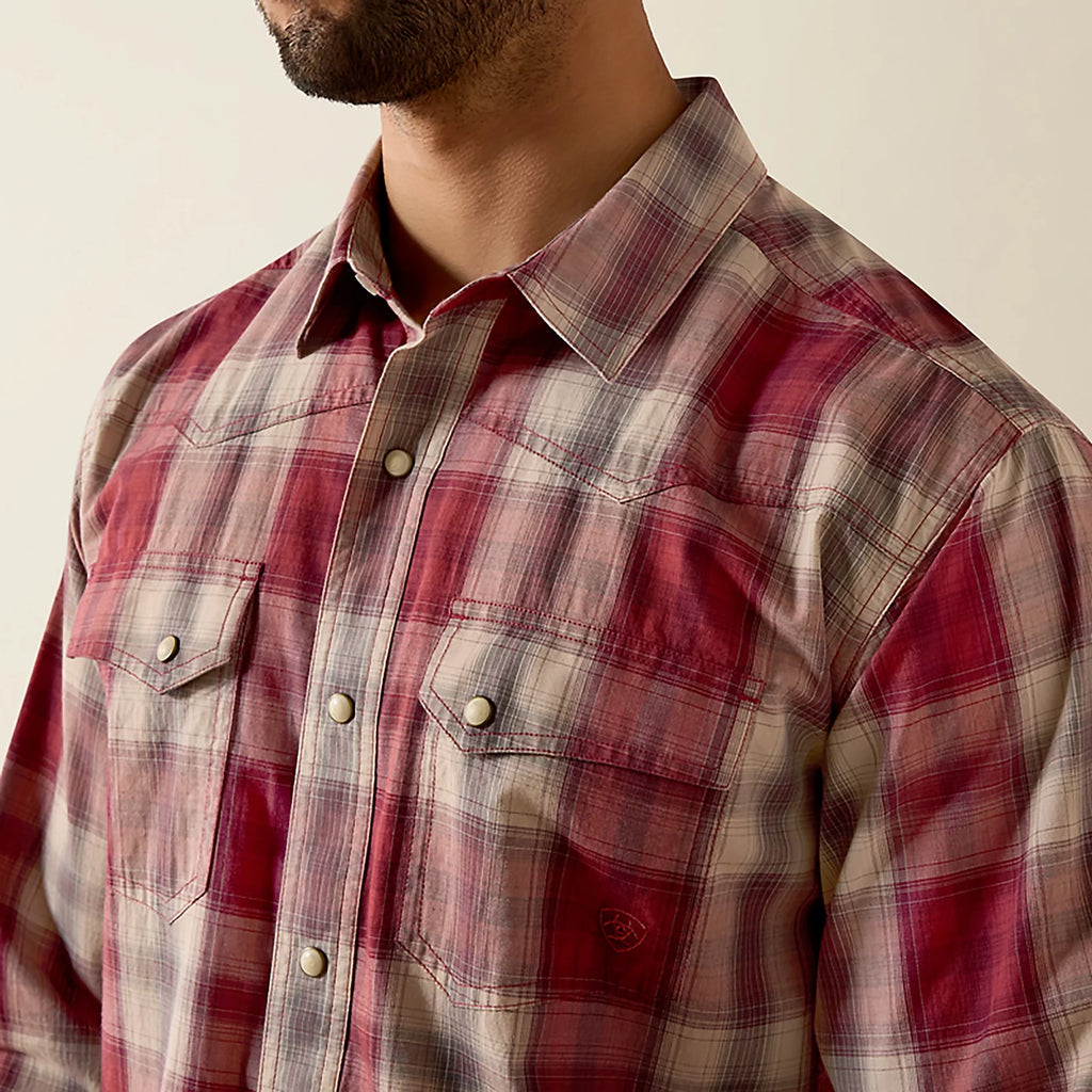 Ariat Men's Retro Hawthorne Fitted Long Sleeve Snap Shirt