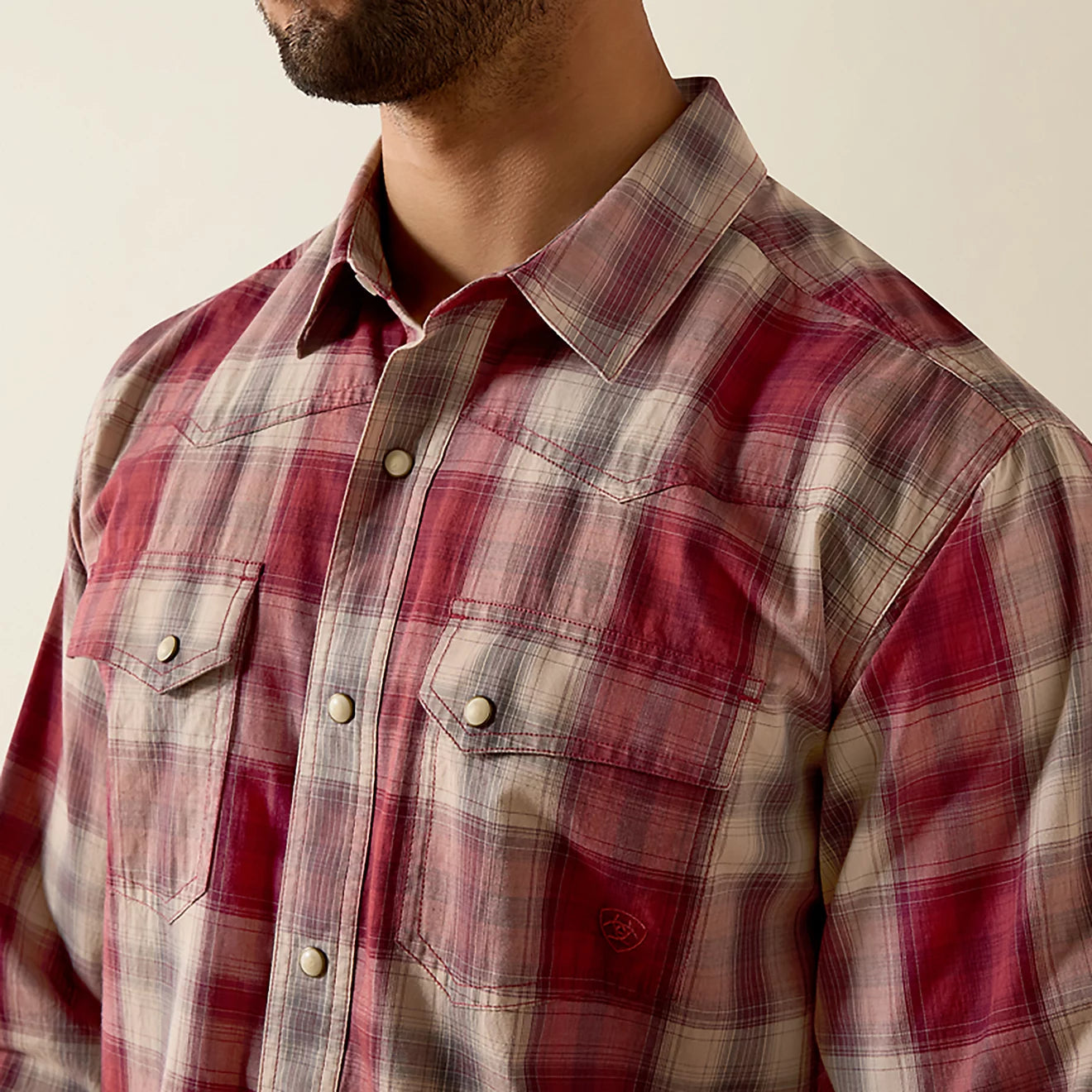 Ariat Men's Retro Hawthorne Fitted Long Sleeve Snap Shirt