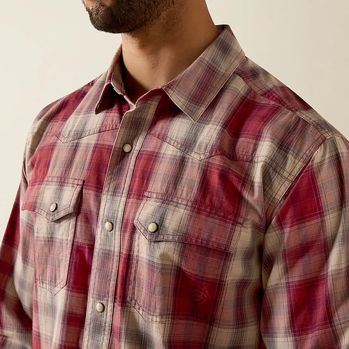 Ariat Men's Retro Hawthorne Fitted Long Sleeve Snap Shirt