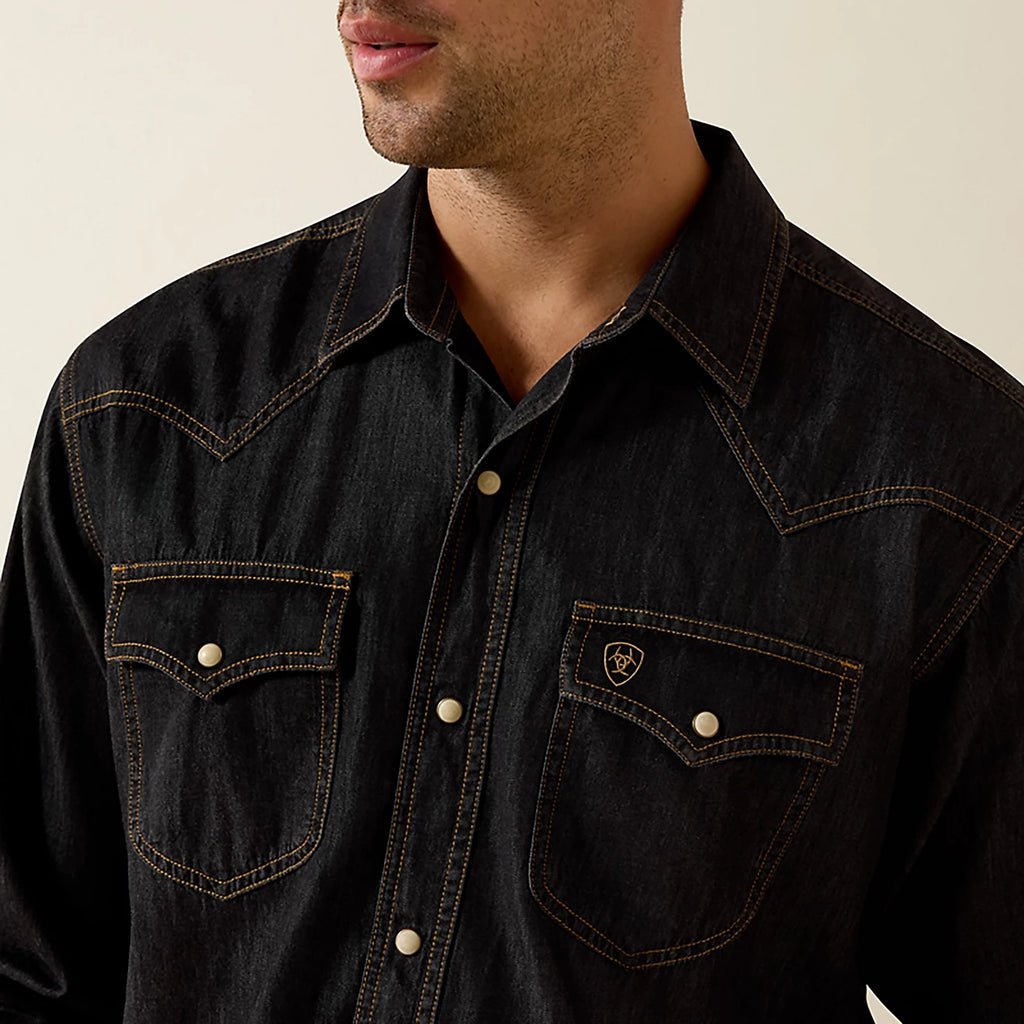 Ariat Men's Retro Halford Fitted Long Sleeve Snap Shirt