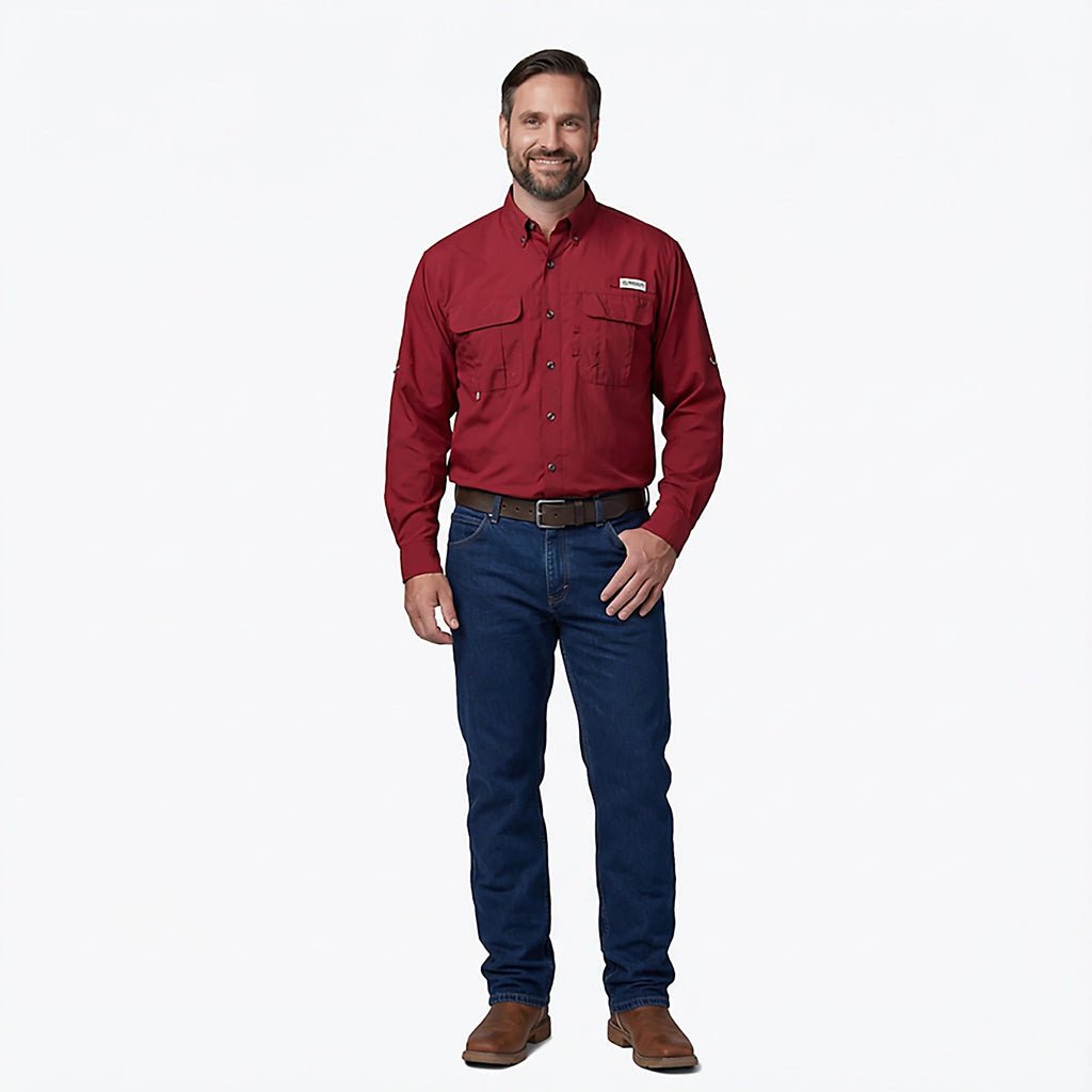 Magellan Outdoors Men's Laguna Madre Long Sleeve Fishing T-shirt