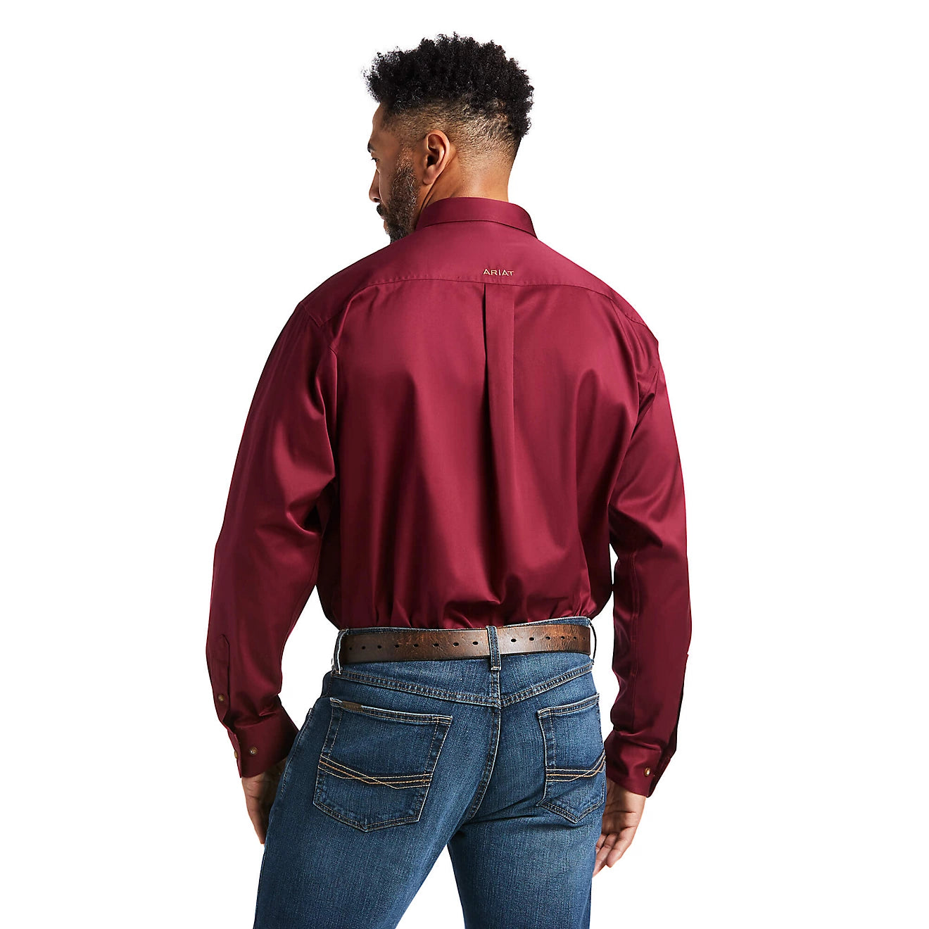 Ariat Men's Solid Twill Classic Fit Shirt